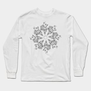 FLORAL MANDALA Long Sleeve T-Shirt